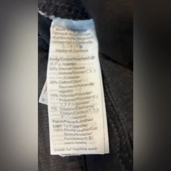 Madewell by J. Crew Women’s Size 27 Gray Roadtripper High Waist Cropped Jeans - Picture 5 of 10